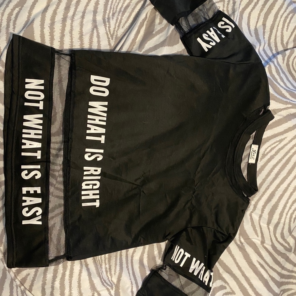 Brand new black oversized shirt